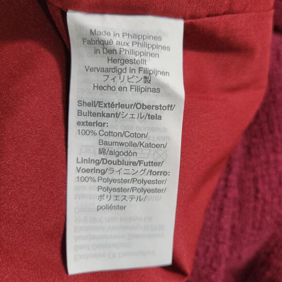 NWT J.CREW Sheath Dress 12 Burgundy Red Cotton Tweed Boatneck 3/4 Sleeve AR712 - Picture 10 of 11